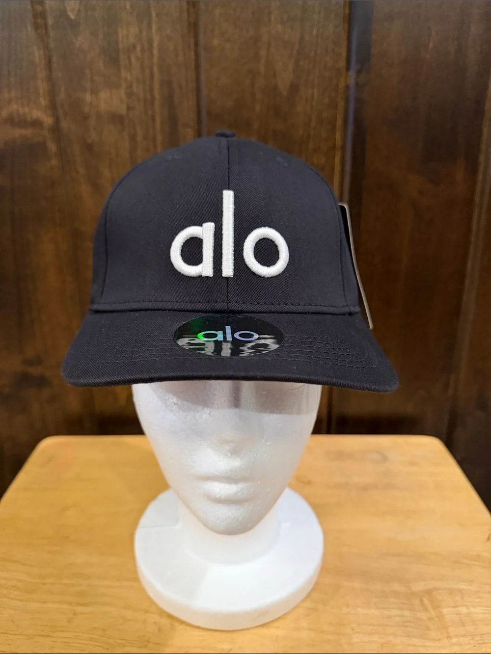 ALO Yoga | Accessories | Alo Yoga Black Baseball Cap With White